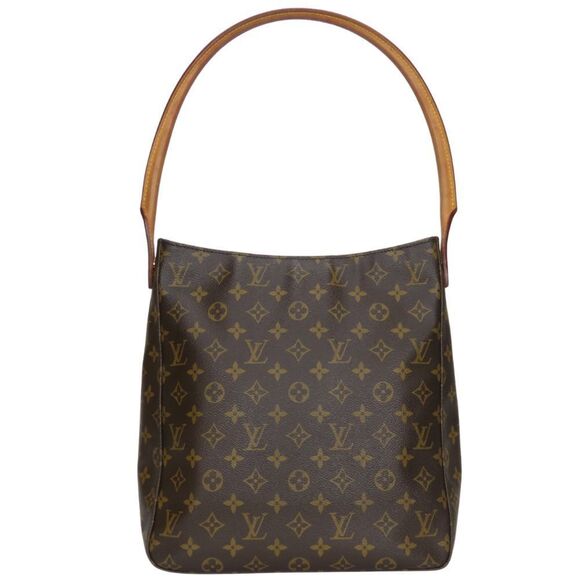 LOUIS VUITTON Brown Monogram Leather Looping GM Shoulder Bag - Picture 11 of 11